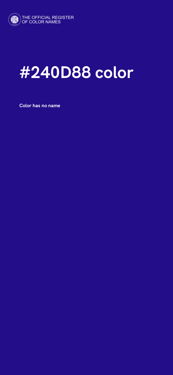 #240D88 color image