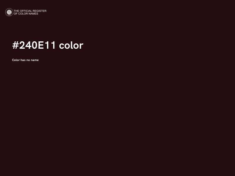 #240E11 color image