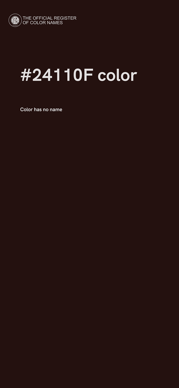 #24110F color image