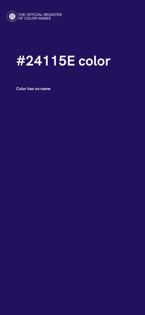 #24115E color image