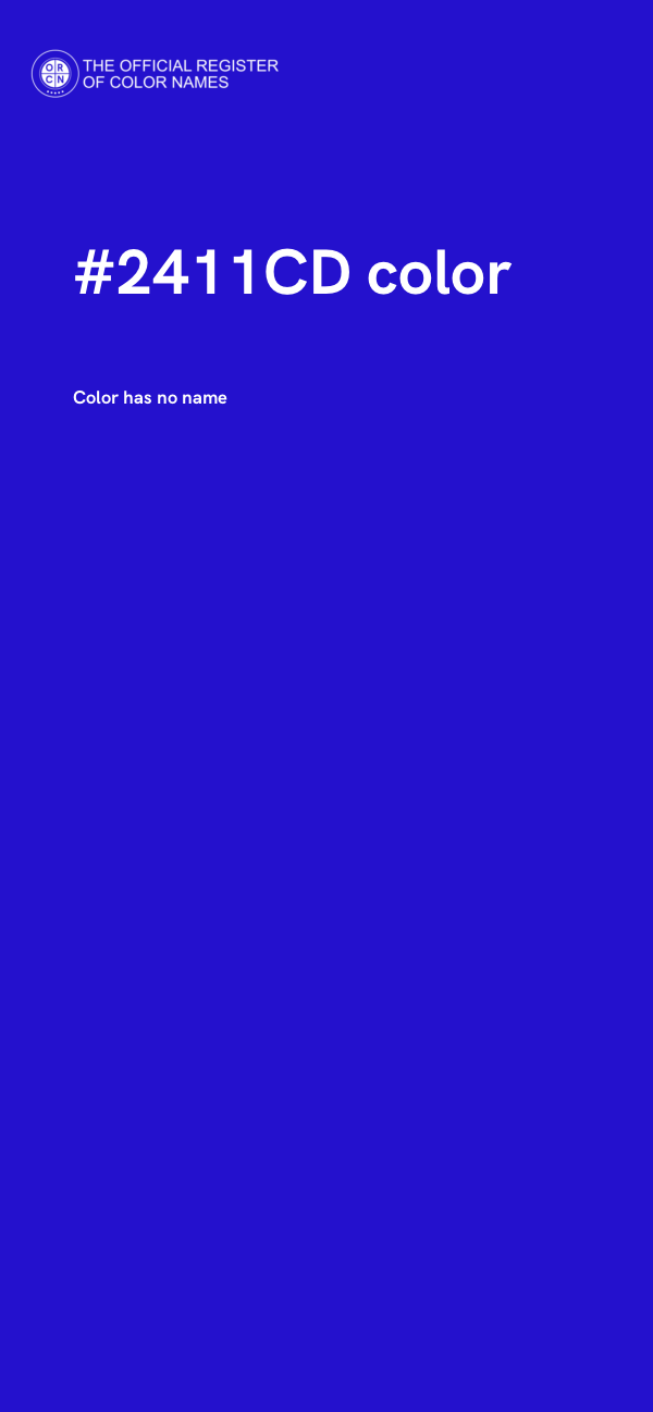 #2411CD color image