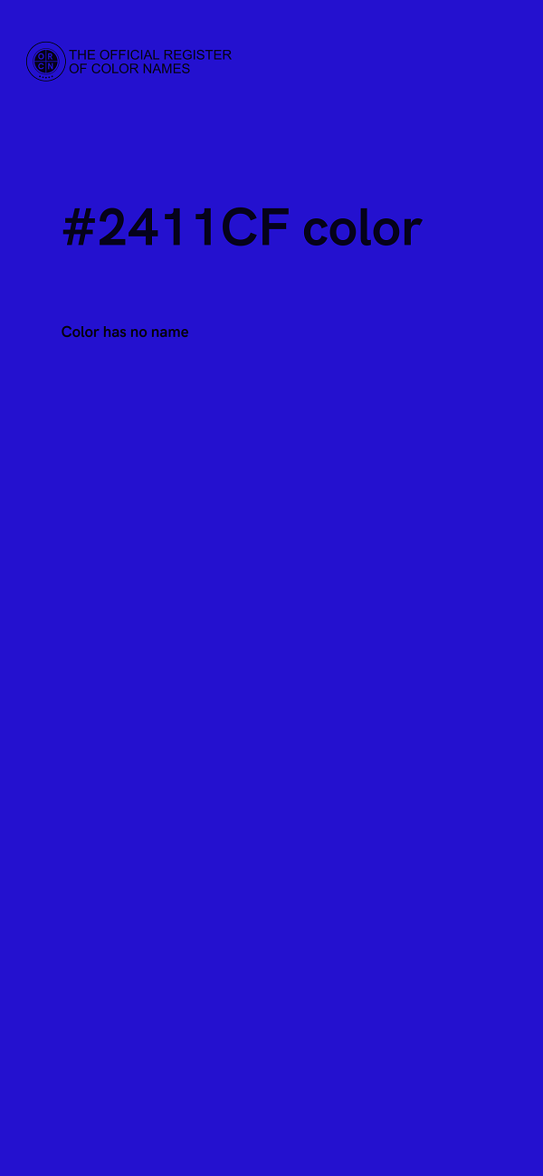 #2411CF color image