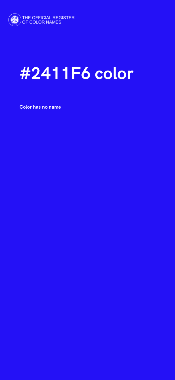 #2411F6 color image