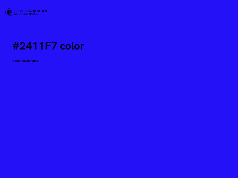 #2411F7 color image