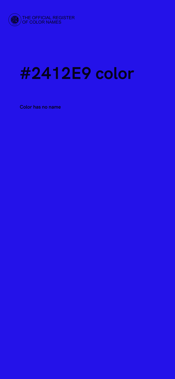 #2412E9 color image