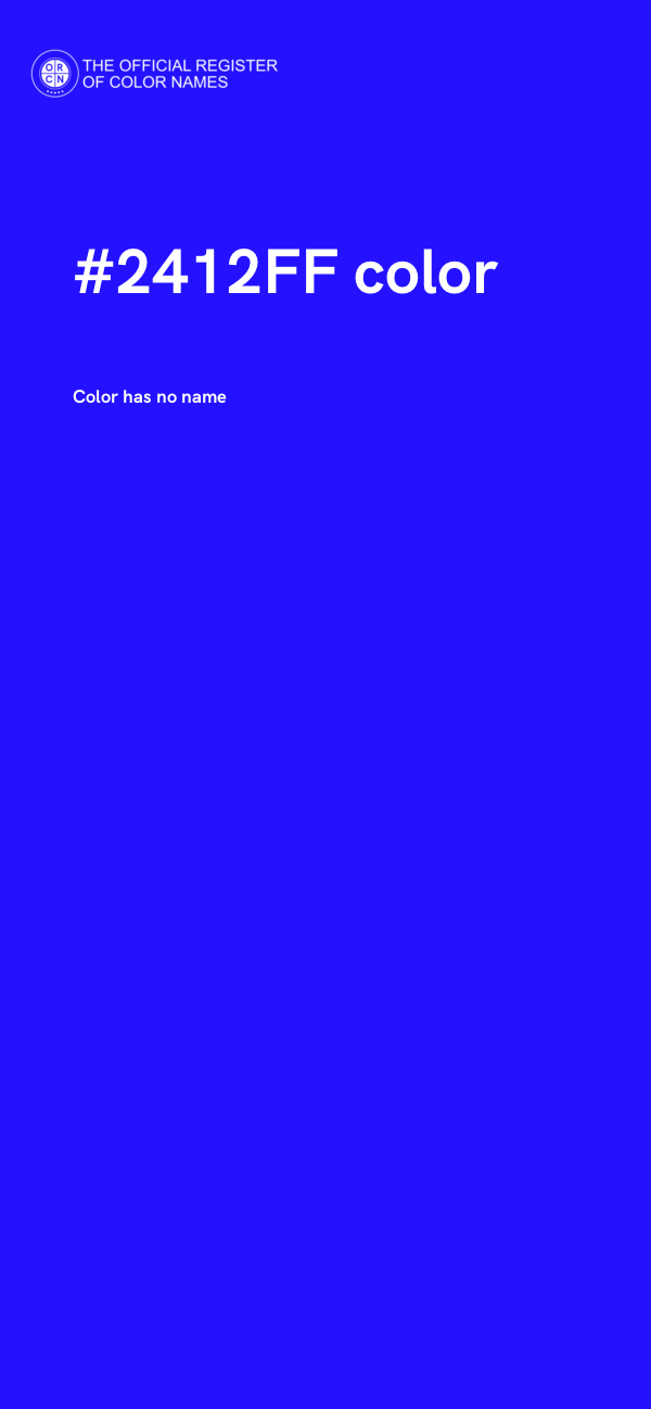#2412FF color image