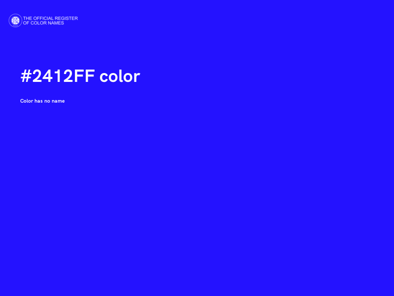 #2412FF color image