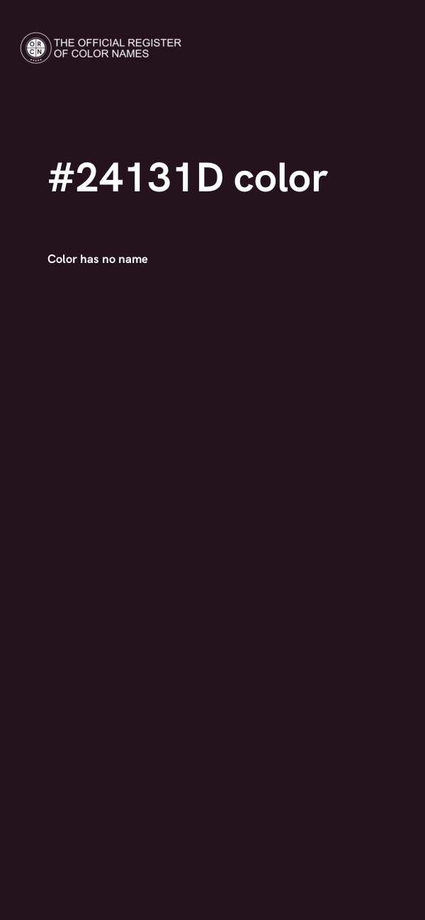 #24131D color image