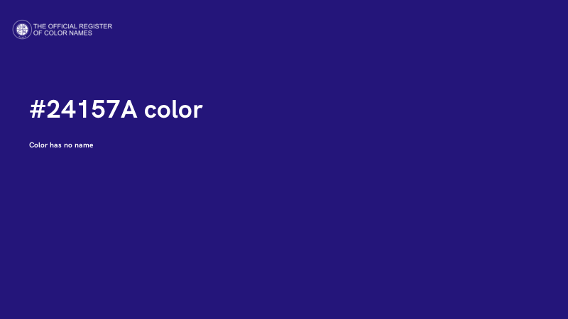 #24157A color image