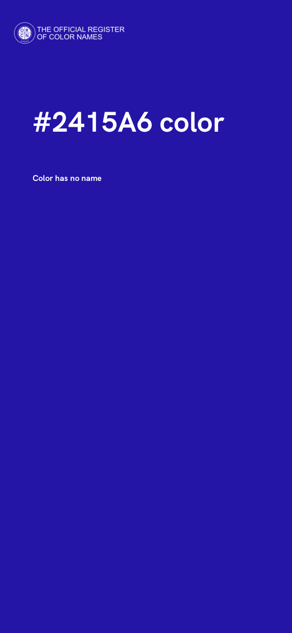 #2415A6 color image