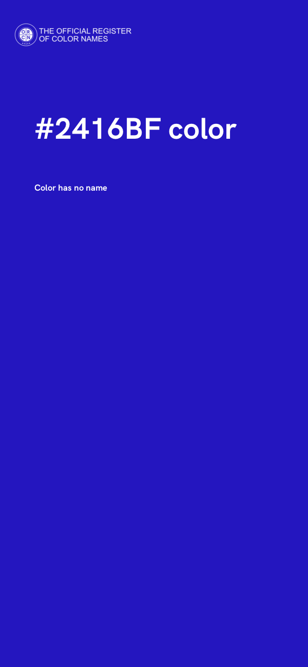 #2416BF color image