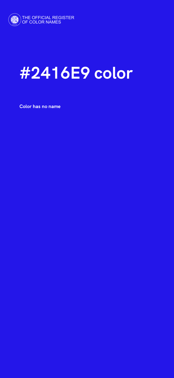 #2416E9 color image