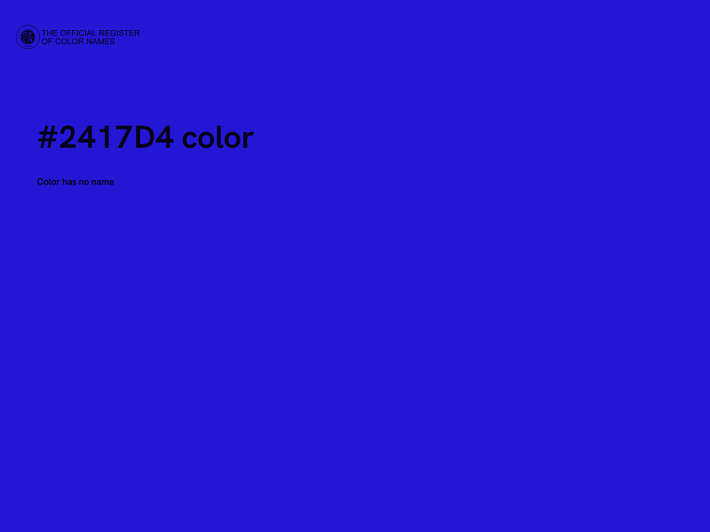 #2417D4 color image