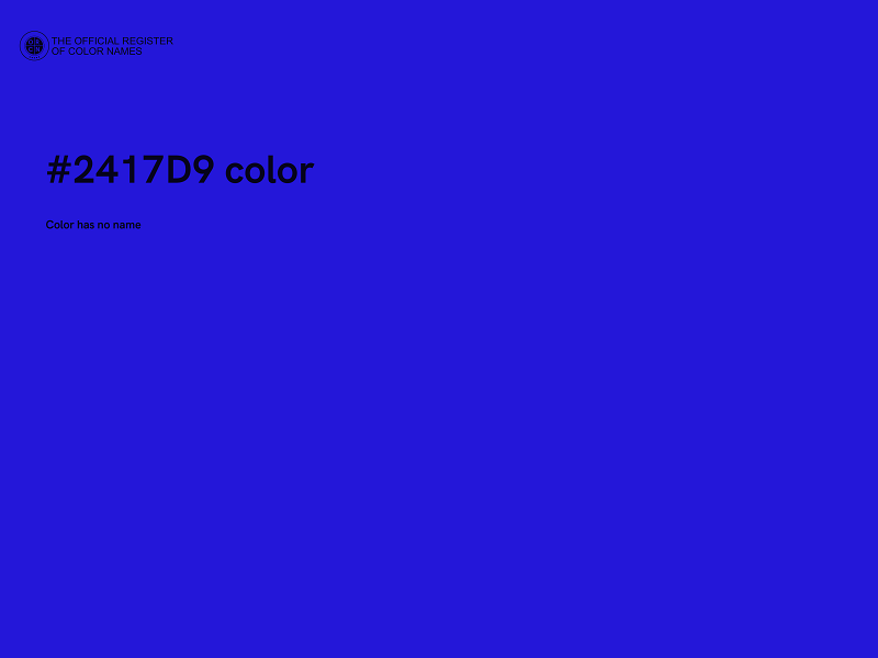 #2417D9 color image