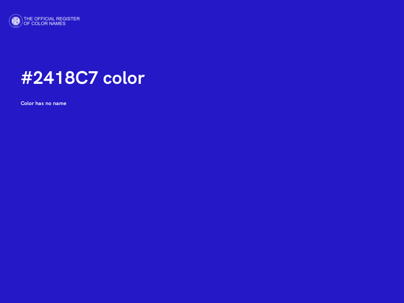 #2418C7 color image