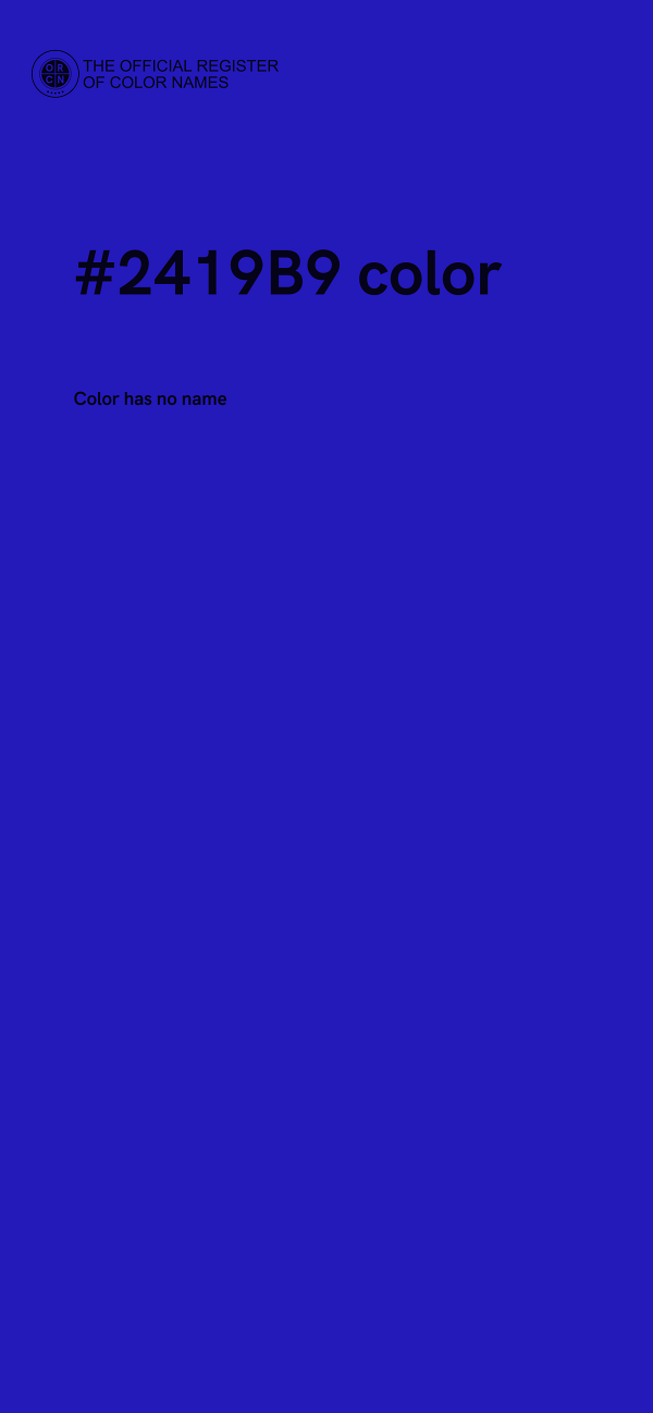 #2419B9 color image