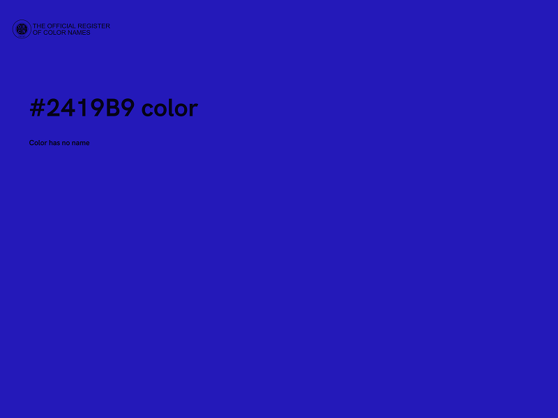 #2419B9 color image