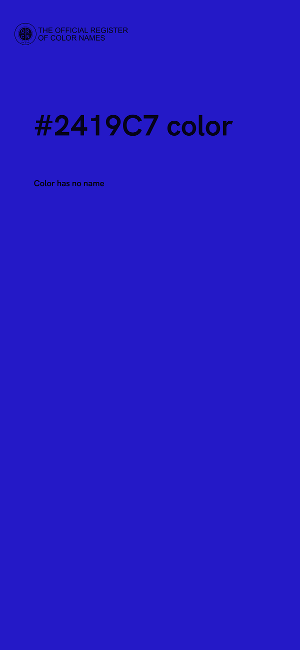 #2419C7 color image