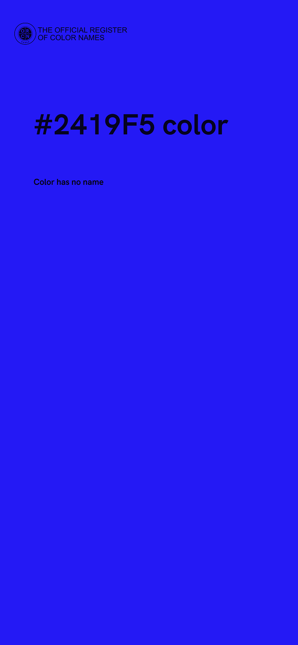 #2419F5 color image