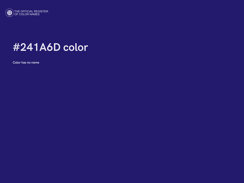 #241A6D color image