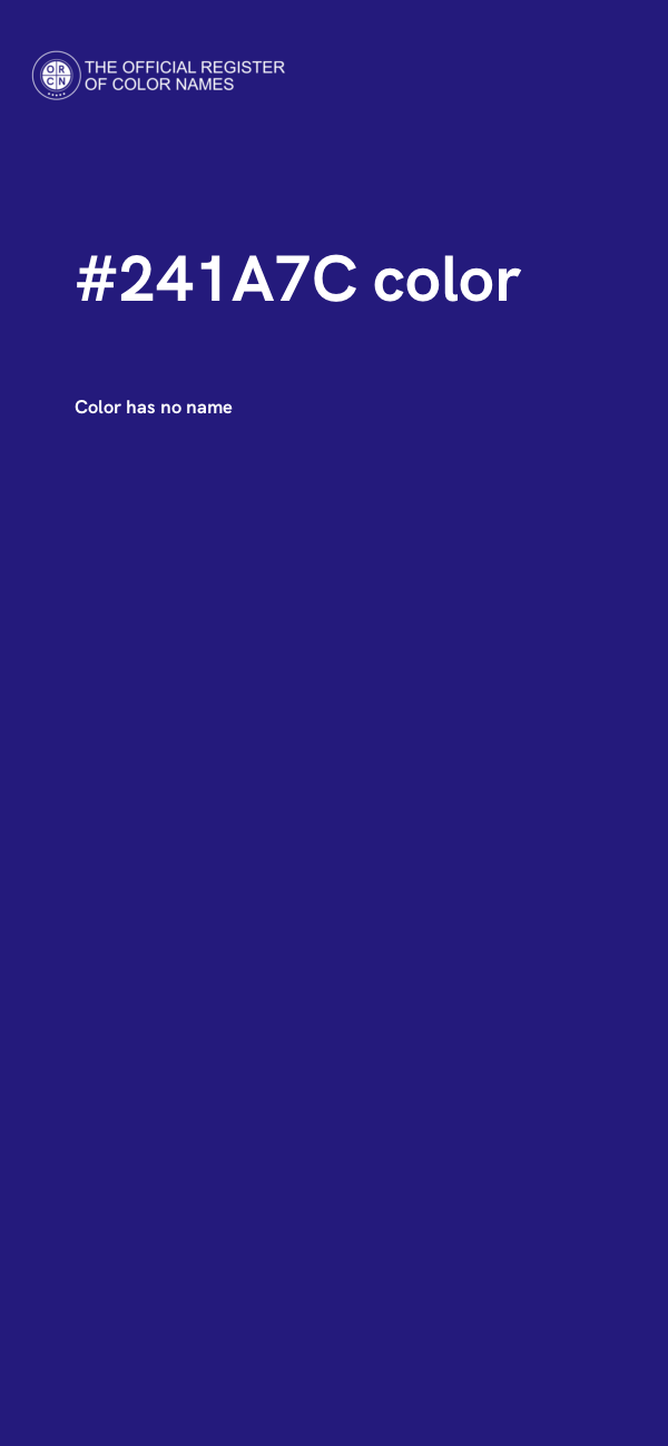 #241A7C color image