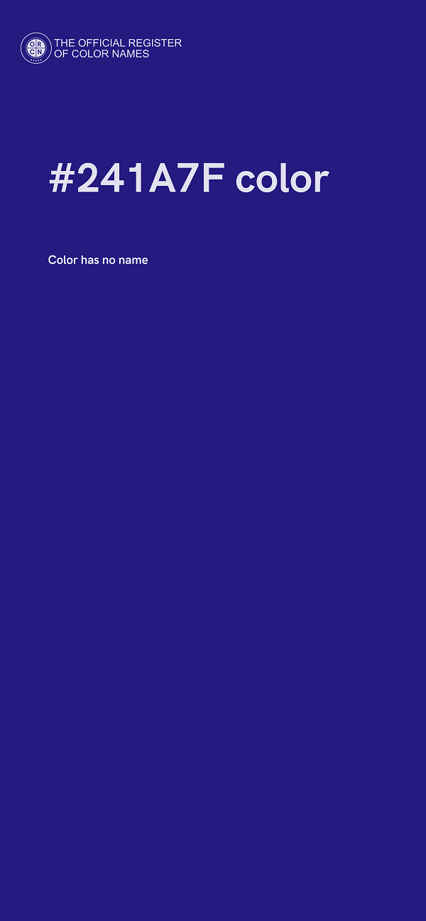 #241A7F color image