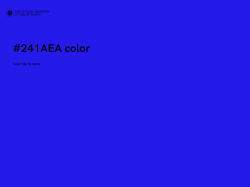 #241AEA color image