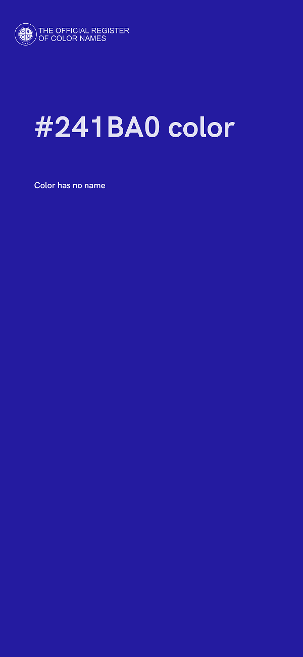 #241BA0 color image