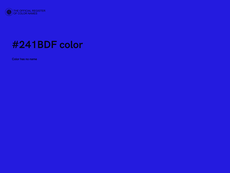 #241BDF color image