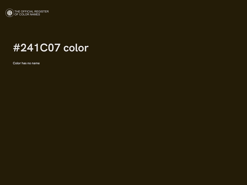 #241C07 color image
