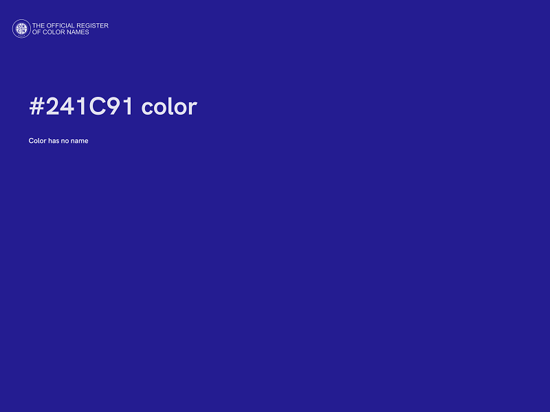 #241C91 color image