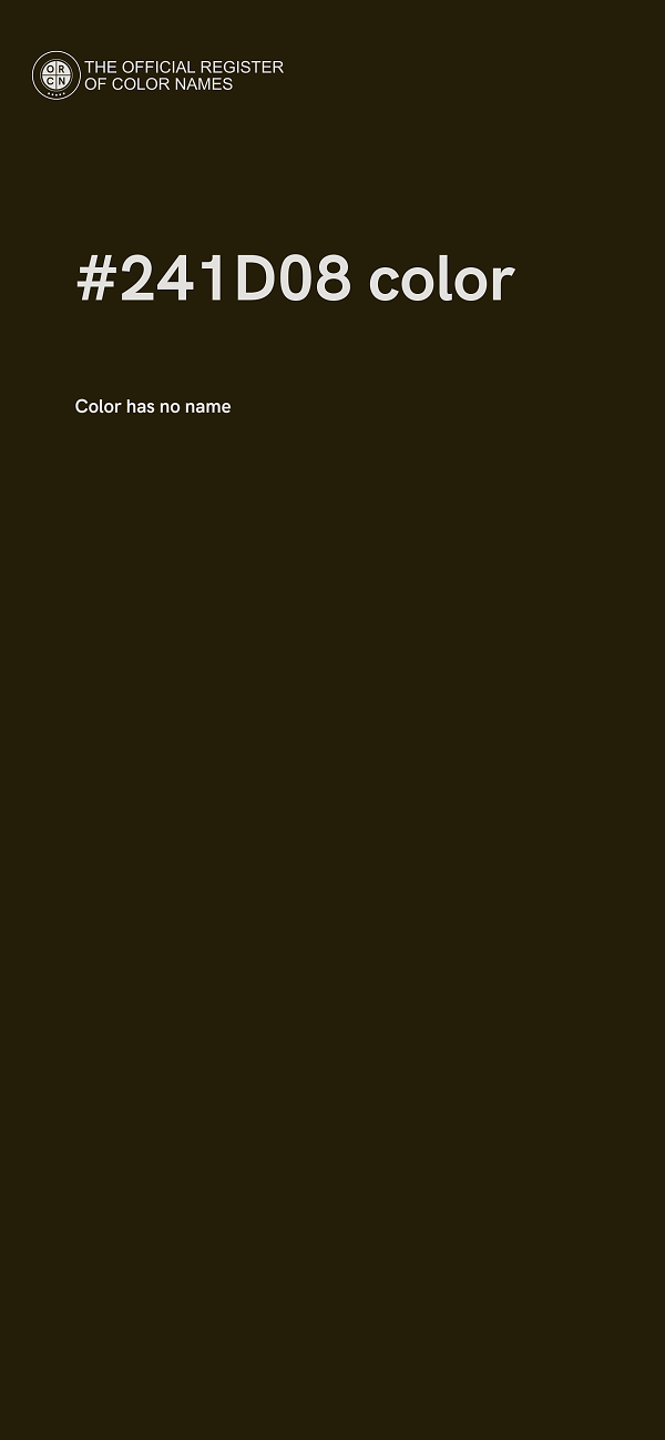 #241D08 color image