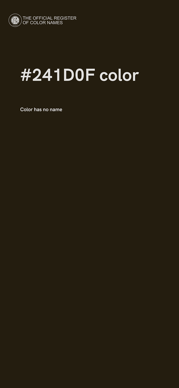 #241D0F color image
