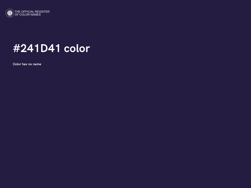 #241D41 color image