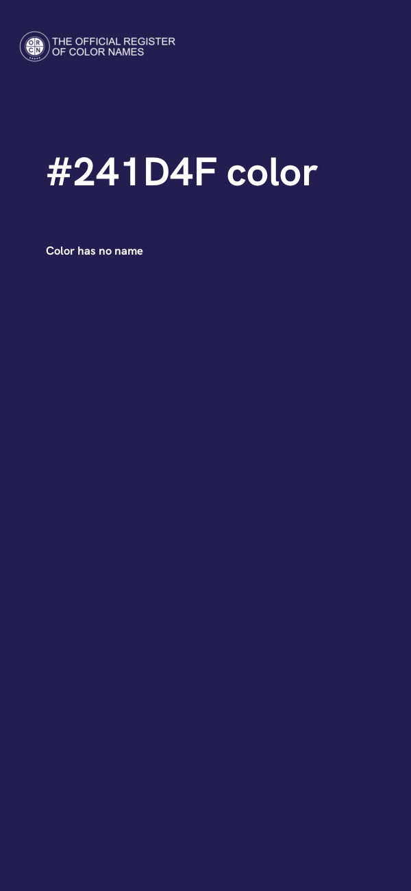 #241D4F color image