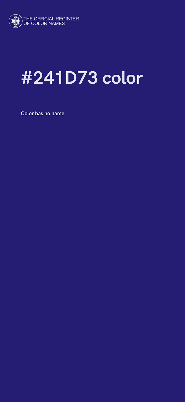 #241D73 color image