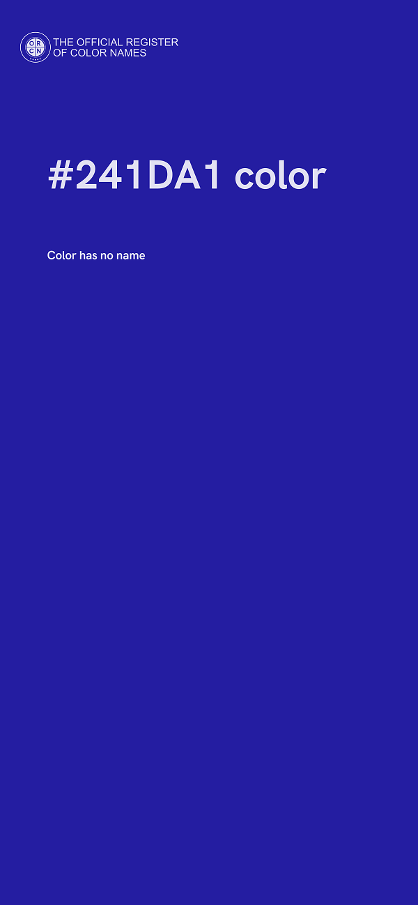#241DA1 color image