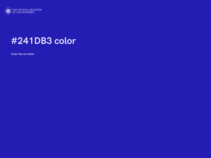 #241DB3 color image