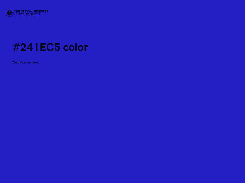 #241EC5 color image