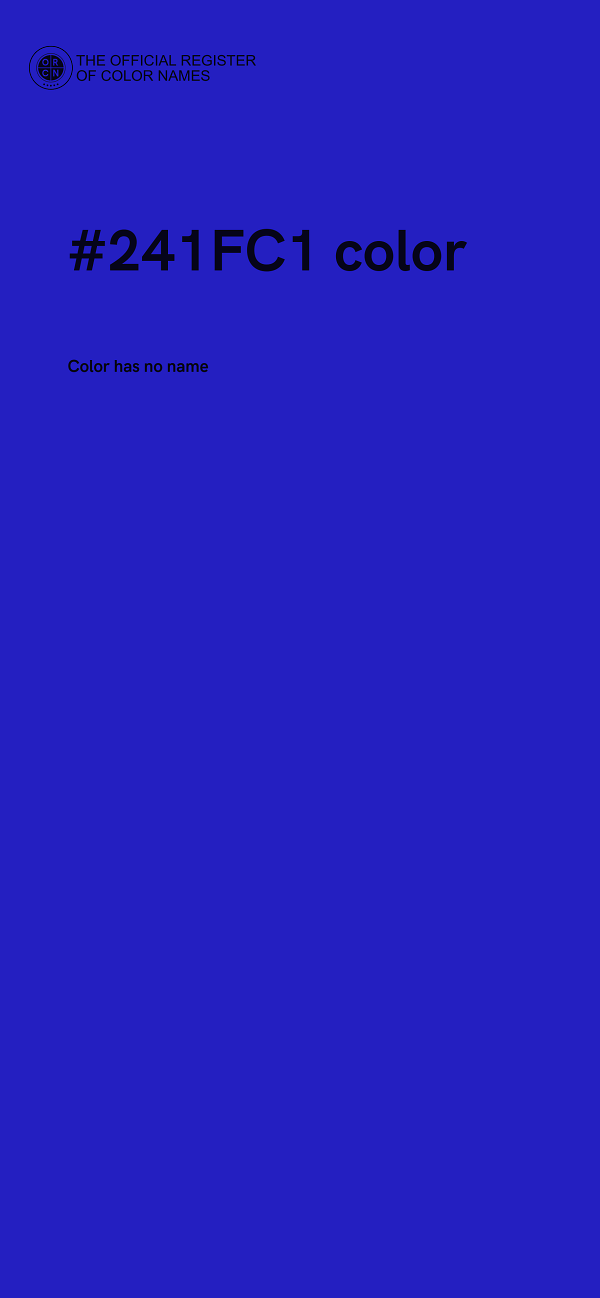 #241FC1 color image
