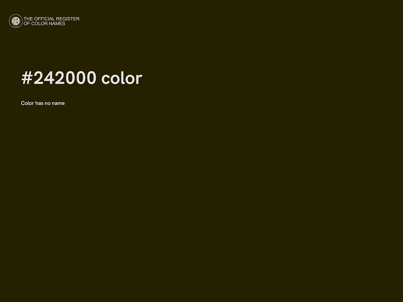 #242000 color image