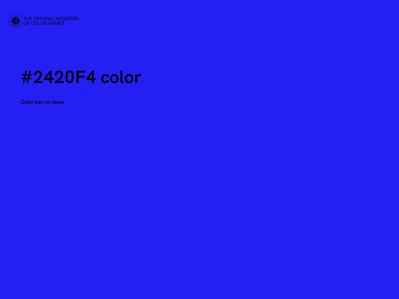 #2420F4 color image