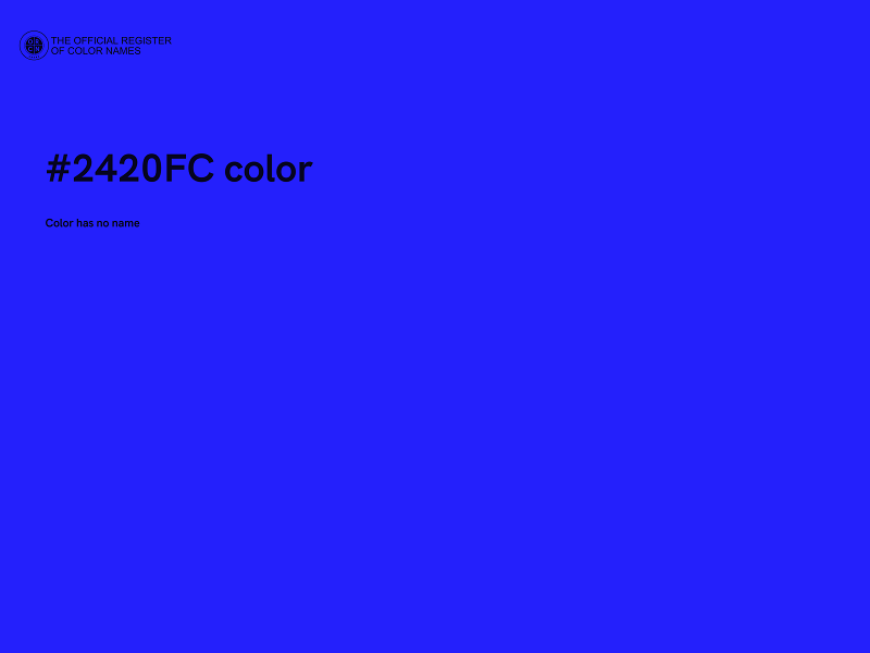 #2420FC color image