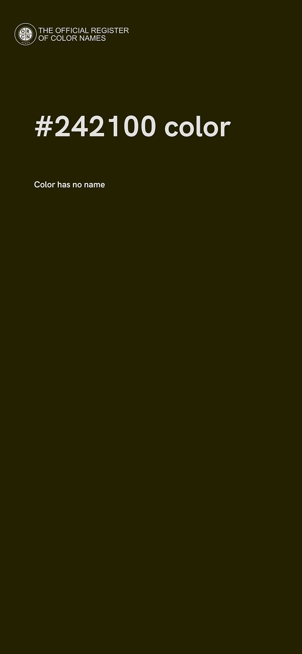 #242100 color image