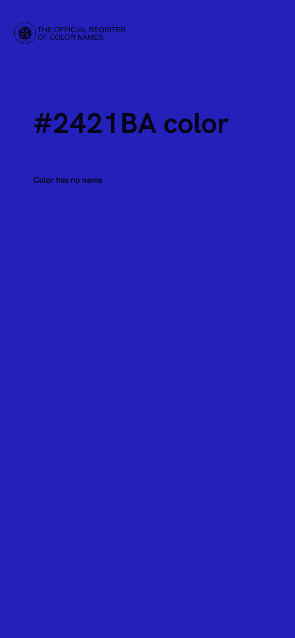 #2421BA color image