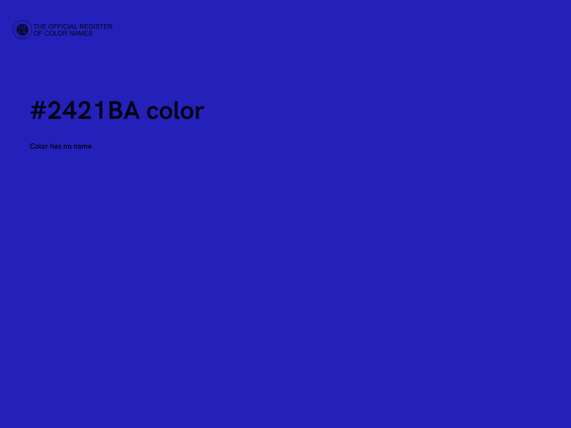 #2421BA color image