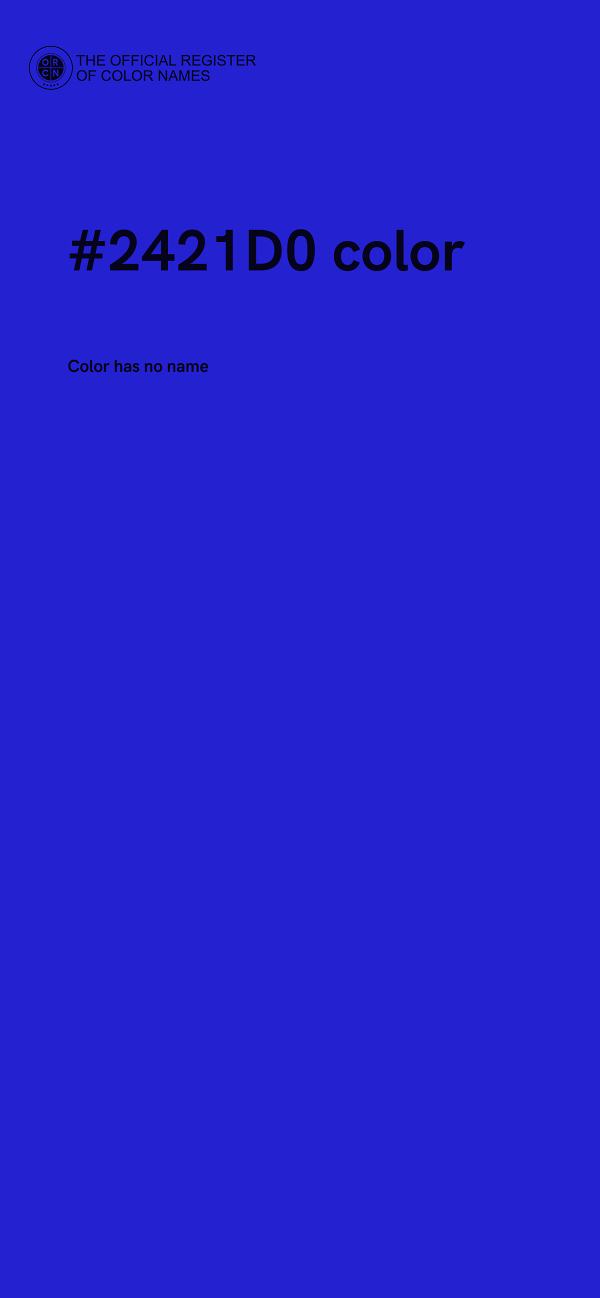 #2421D0 color image