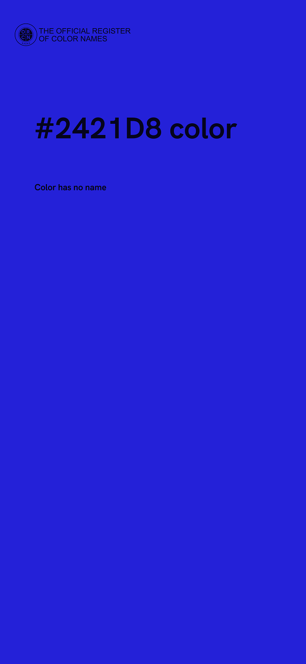 #2421D8 color image