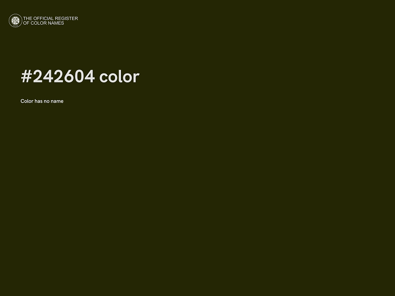 #242604 color image