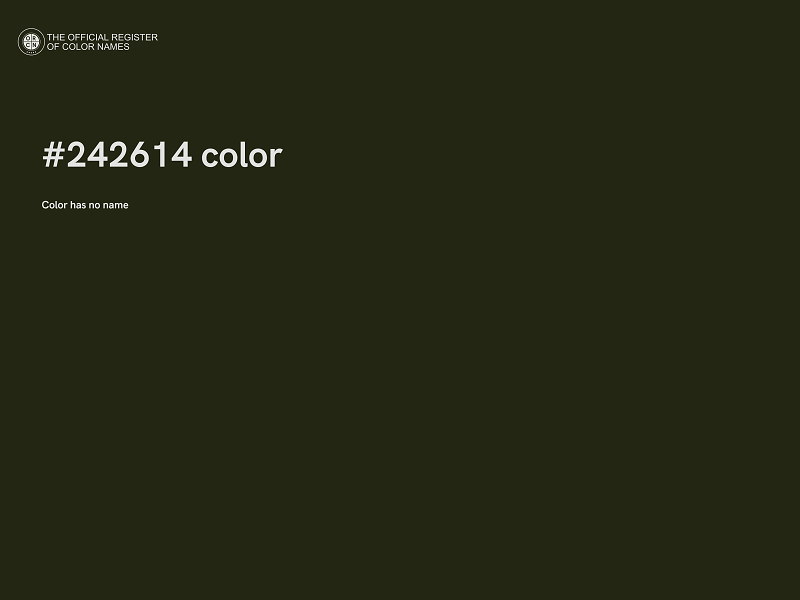 #242614 color image